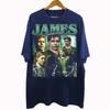 90er Vintage Raubkopie Stil James Sunderland T-Shirt Silent Hill Spiel Thema Herren T-Shirt Sommer Neu Unisex Freizeit T-Shirt