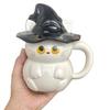 Creative Personality Magic Hat Cat Mug Halloween Ghost Ceramic Cartoon Cup Cute Female Couple Water Cup
