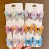 NEOBABY 3D Looks Colorful Organza Butterfly Hair Clips | Glitter Hair Accessories | Moving Butterfly | Hair Clamps Hair Barrettes Strong Hold Hair P