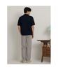 Binpolmen Garment-Dyed Semi-Wide Pants Beige