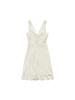 South Korea Chic Summer Dress Women Temperament Strap Y2k Clothing Female V-neck Fold Design High Waist Sleeeless White Midi Dress