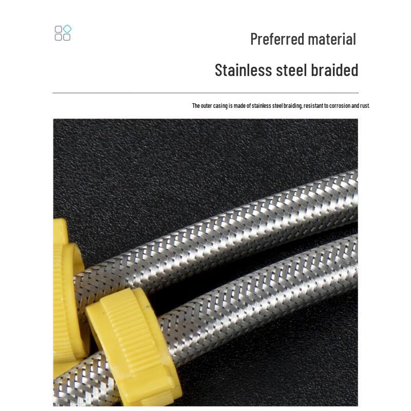 304 Stainless Steel Hot/Cold Water Supply Hose
