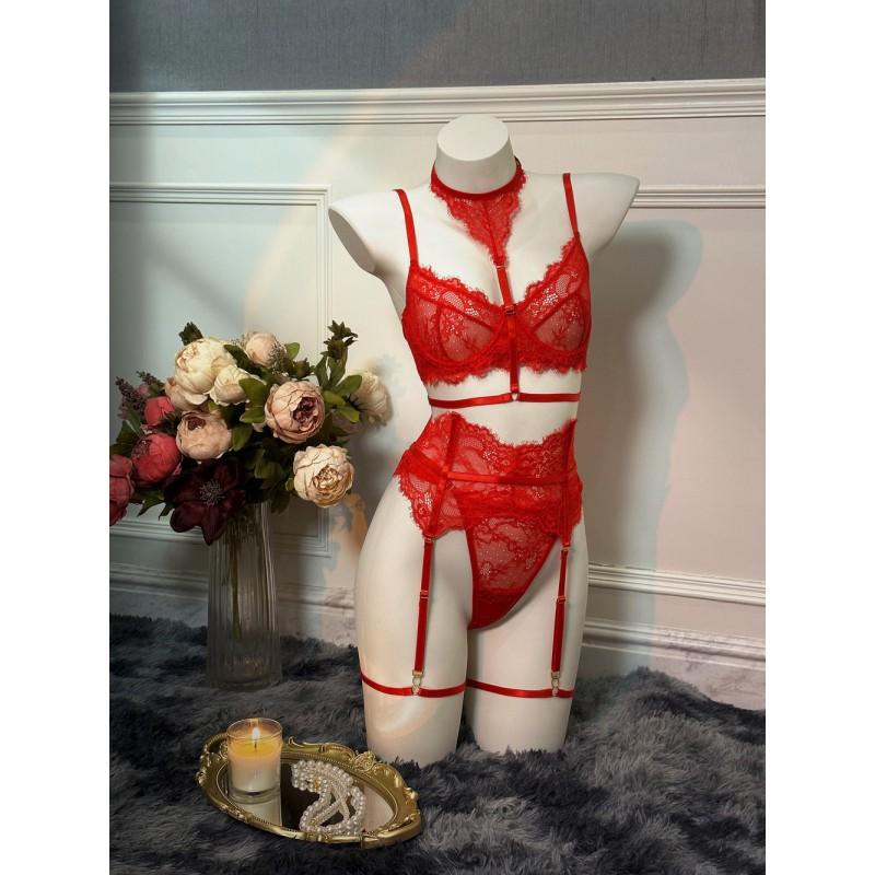Womens Lace Push Up Bra Set Sexy Lingerie Party Multiple Colors S-XXL