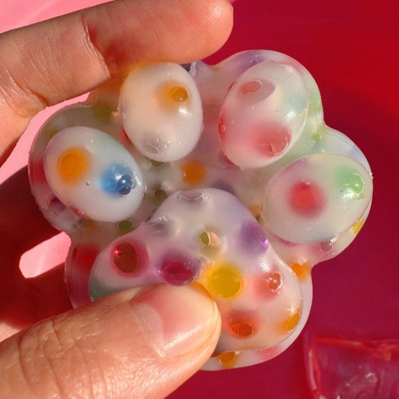 Gheare de Pisică Squishy Jucărie Squeeze cu Puncte Negre Moi Drăguțe Jucării Fidgets pentru Copii Adulți Cadou de Decompresie Ventilație