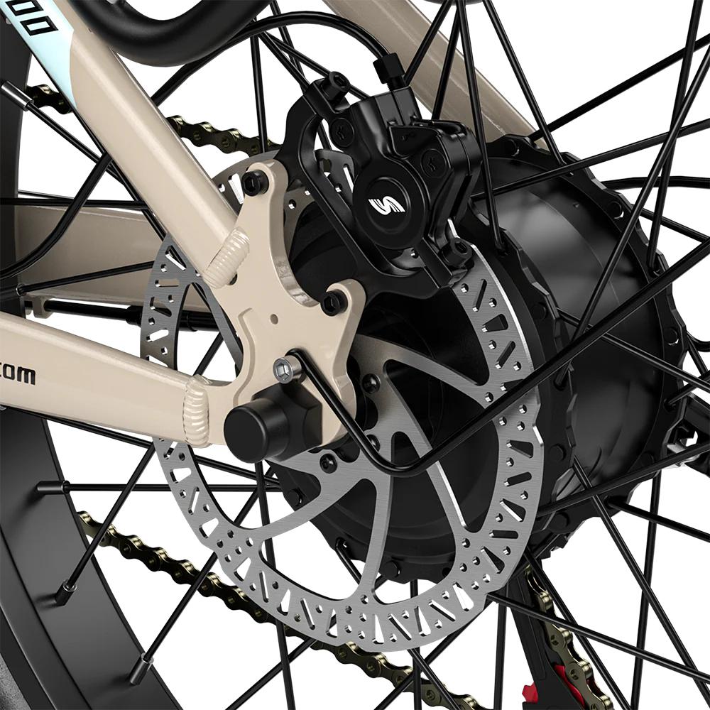 Shengmilo S700 E-Mountainbike, 2000W, Samsung 48V 17.5Ah, 45KM/H Höchstgeschwindigkeit, Hydraulische Bremsen, 26" Fat Tires, IP45, Vorderradfederung