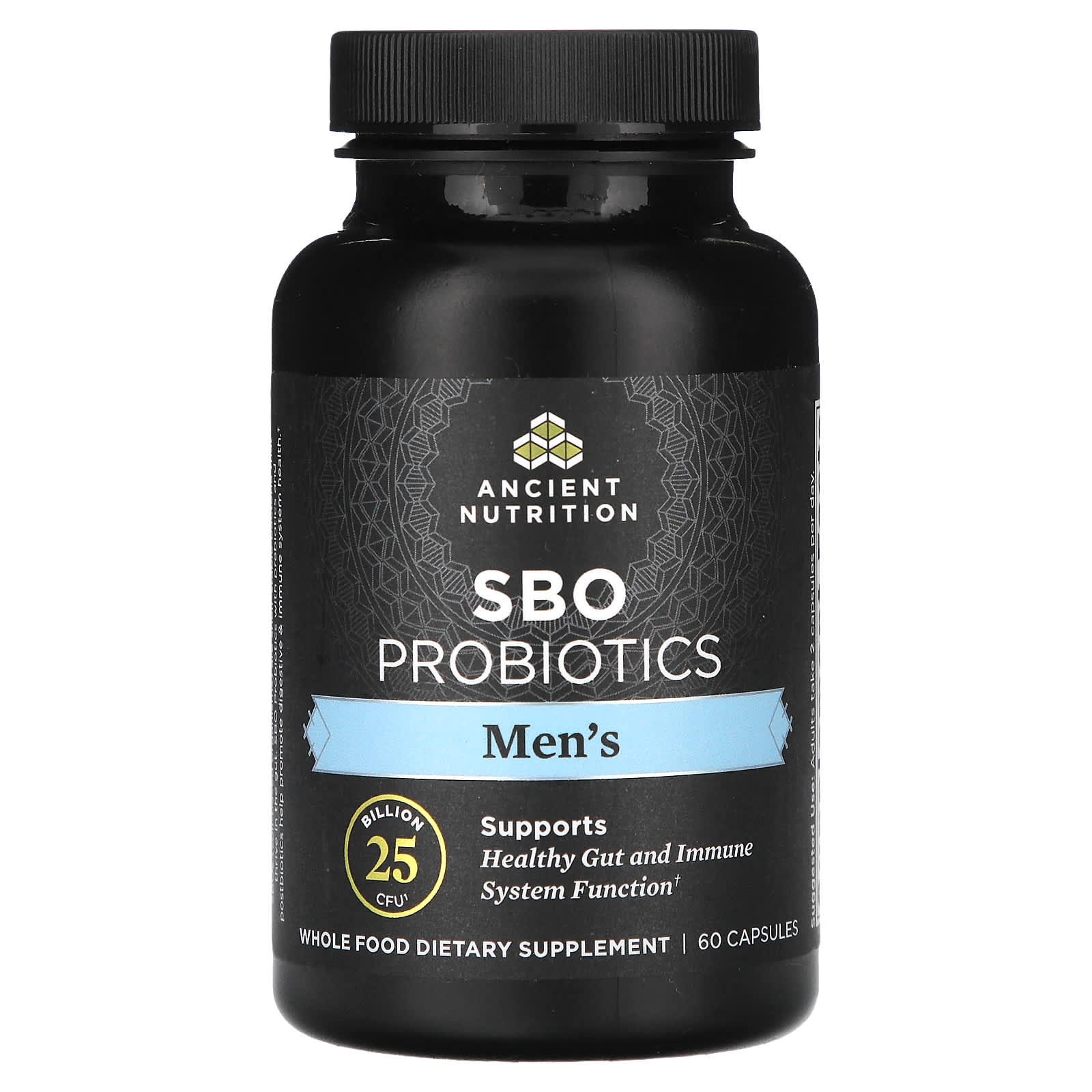 

Sbo Probiotics for Men, 25 Billion Cfu, 60 Capsules