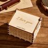 Boîte à musique personnalisée en bois 1 pièce, chanson vocale personnalisable, cadeau photo avec texte
