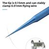 Antimagnetic Electronics Maintenance Tweezers 0.15mm Precision Titanium Alloy Professional Repair Fingerprint Flywire Tweezers