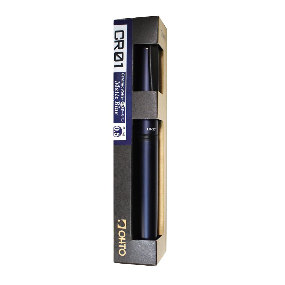 OHTO Ballpoint Pen CR01 Matte Blue Water-Based CR01-05-MBL
