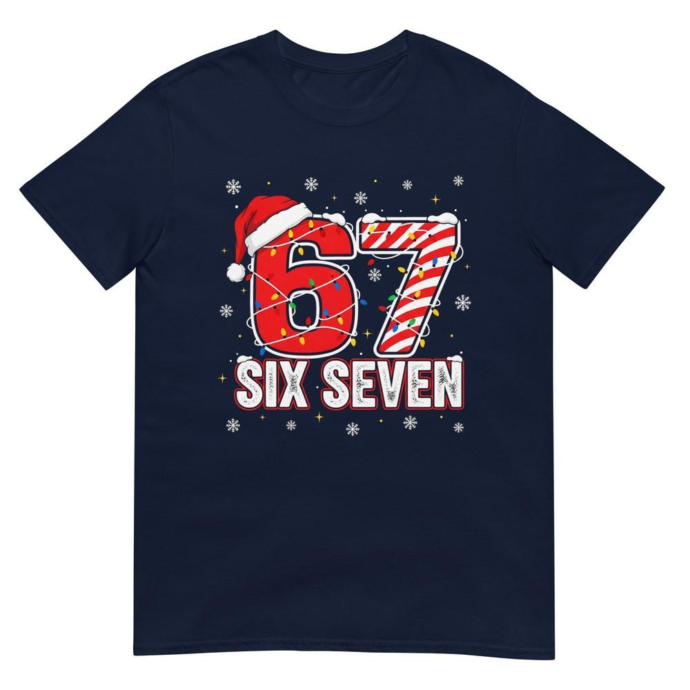 Funny Six Seven 67 Christmas Holiday Unisex Kids Xmas TShirt S