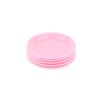 5Pcs Dollhouse Mini Food Plates Dollhouse Simulation Dining Plate Dolls House Kitchen Accessories Pretend Play Toys