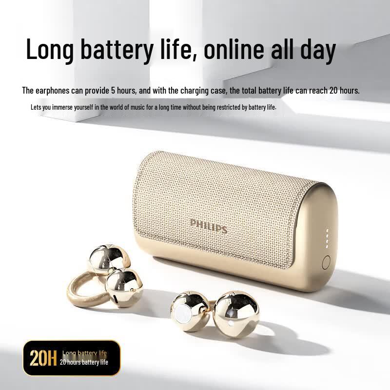 Philips TAQ5020 Open-Ear Bluetooth Ear Clip Headphones