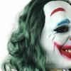Halloween Green-Haired Clown Mask Latex hood Horror Dance Party Performance Props Clown mask