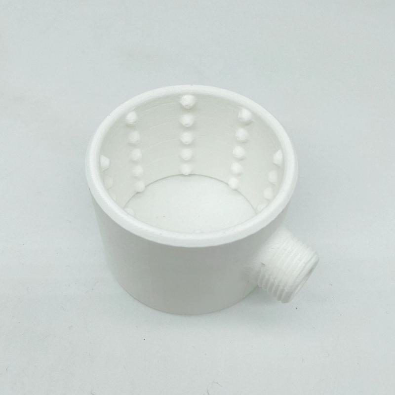 Shower Head Powerful Supercharging Hydromassage 360-Degree Ring Water Spray Spiral Nozzle All-Round Cleaning Shower Head