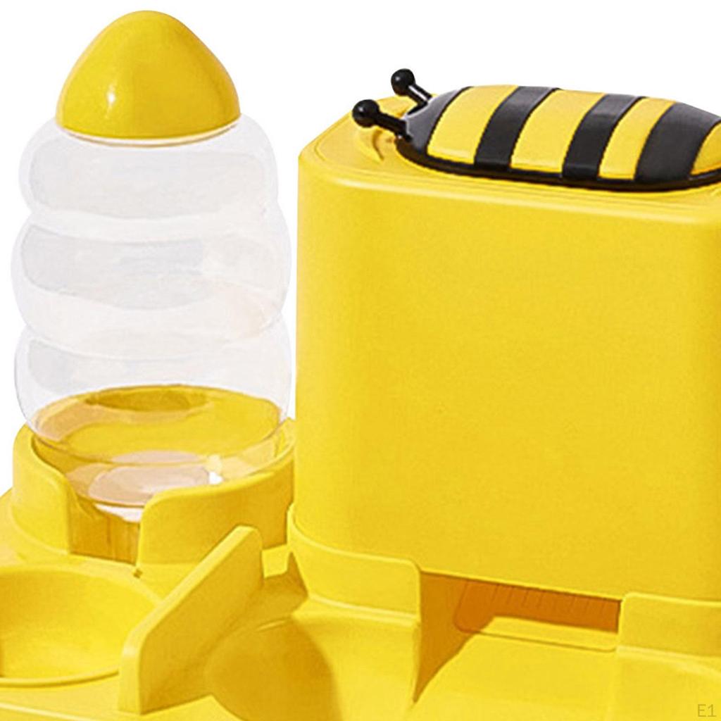 Futter- und Wasserspender für Katzen, Schwerkraft-Tränkeset, Hund, Futter