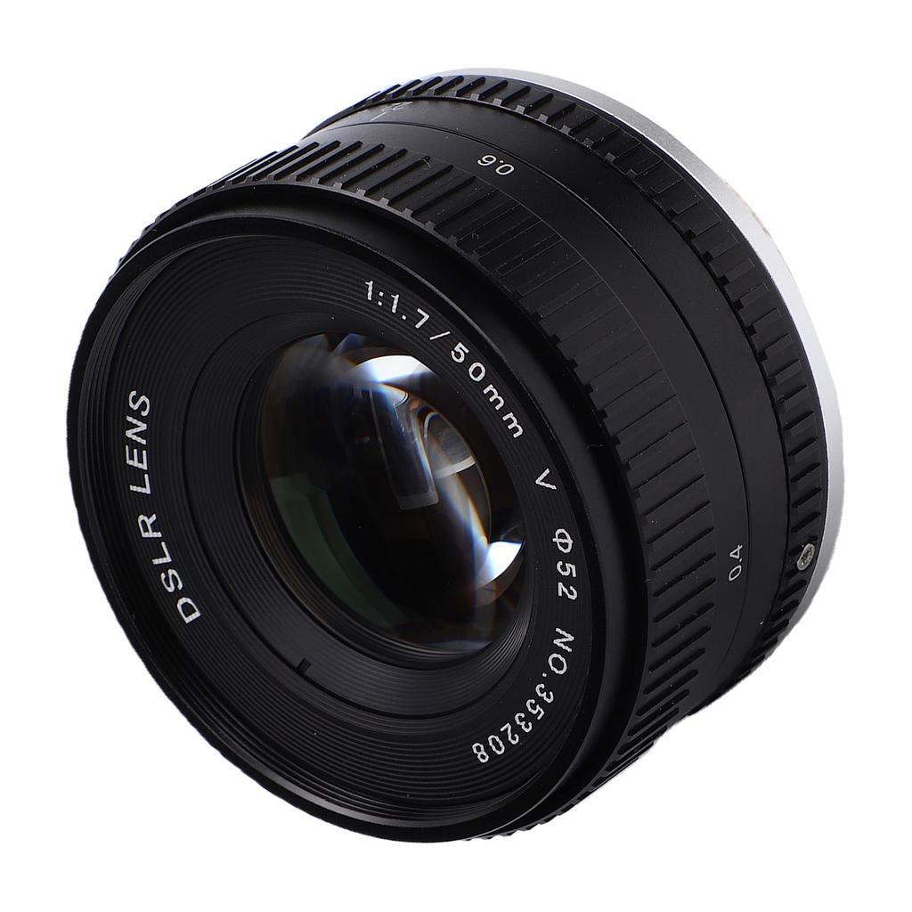 50mm F1.7 Festbrennweite Objektiv Passend für Pentax K1 K 1 Mark II Vollformatkamera Große Blende Manueller Fokus Kameraobjektiv Ersatz
