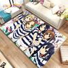 K-ON Cartoon Cute Lolita Kawaii Girls Area Rug,Carpet Rug for Living Room Bedroom Sofa Doormat Decoration, Non-slip Floor Mat 3D