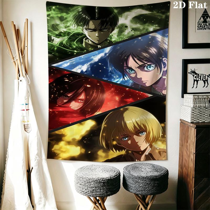 Attack Titan Wall Tapestry Tapestry Fashion Print Wallmounted Wall Decoration Work Of Art Wall Covering Decoration