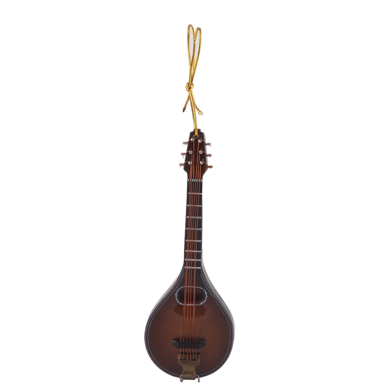 Health & Beauty Product Miniature Mandolin Model Wooden Musical Instrument Collectible Gift Decoration 12Cm