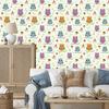 Colorful Owls Wallpaper for Living Room and Bedroom 50x1000