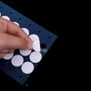 48 ks/list 20 mm Syntetický filtrační papír Nálepka pro potřeby pro kultivaci hub pod víkem nádobky se širokými ústy