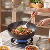 Chudahwang 28cm Flat Bottom Wrought Iron Wok