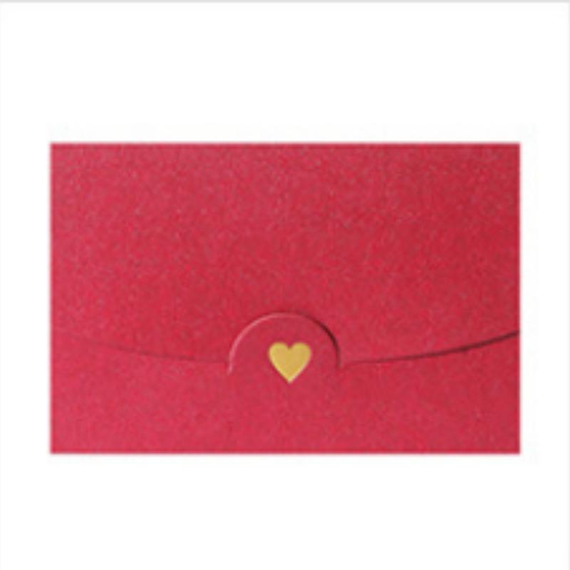 20pcs Mini Envelopes Small Greeting Card Name Card Envelope Hot Stamping Love Pearlescent Paper