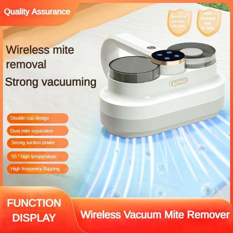 130W Wireless Portable Vacuum Mite Remover Household Mattresses Mite Removal Device Handheld Sterilization Vacuum Cleaner