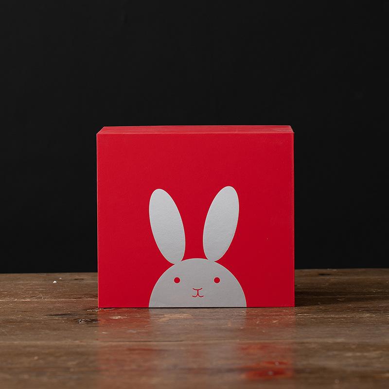 Big Red Ceramic Office Water Cup with High Appearance To Send Girlfriend Cute Rabbit with Filter and Lid Tea Separation Cup