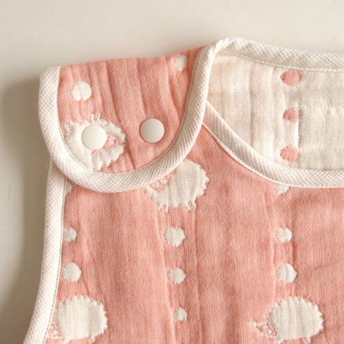 10mois  dimois  - hoppetta baby gift gift wrap included fluffy gauze  6-ply gauze  baby sleeper 100% cotton newborn ~ 3 years old pink length 58cm 181