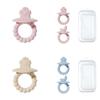 Baby Silicone Teething Toy With Foodgrade Material For Newborns And Infants