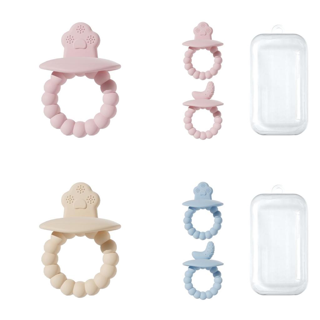 Baby Silicone Teething Toy With Foodgrade Material For Newborns And Infants