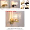 Modern Square And Circular Crystal Wall Lamps For Living Room And Bedroom Decor
