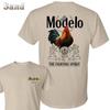 Modelo Fighting Spirit Rooster Shirt - Rooster With Crest And Vintage Mexican