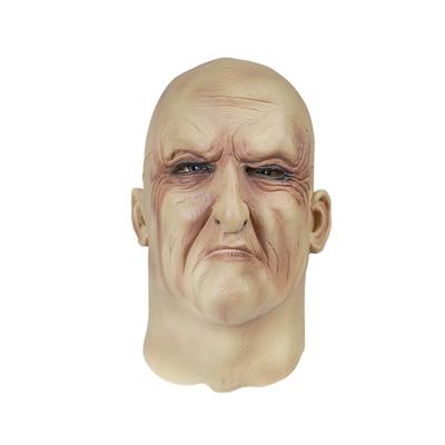 Plešatí členové gangu Gangster Old Man Latexové masky Halloweenské kostýmní rekvizity pro dospělé