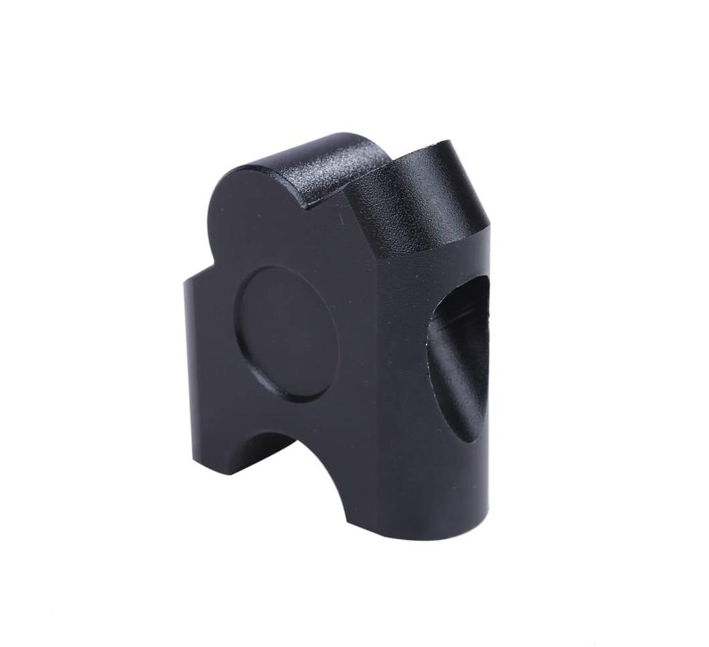 CustomDivine Handlebar Riser Spacer Position Adjuster Mount Bar Riser Adapter Set Motorcycle Bracket Lamp Back Mount Adapter Universal Fit 22.2mm 22