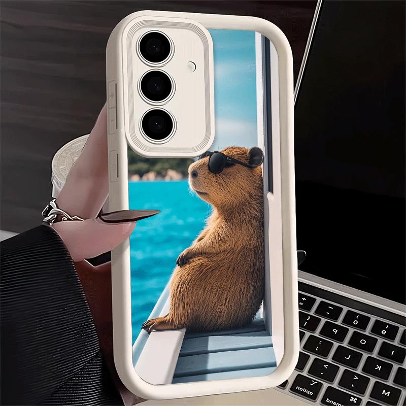 Phone Case for Samsung Galaxy A17 A16 A15 A14 A13 Animal Capybara Cute A56 A36 A26 A55 A35 A25 A54 A34 A24 A53 A33 A23 A07 A06