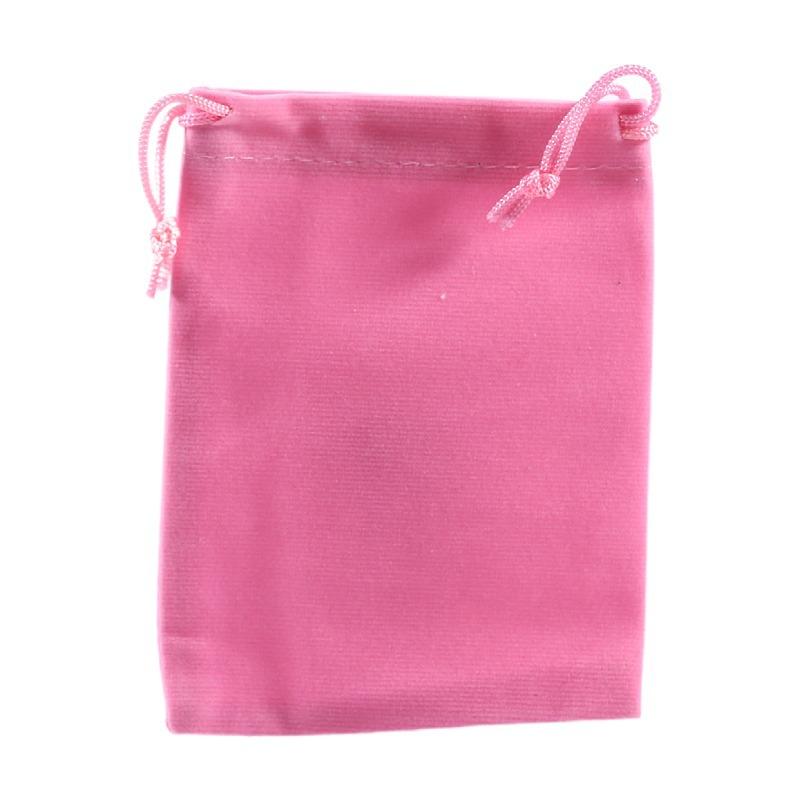 Spot Flannel Bag, Jewelry Packaging Flannel Bundle Mouth Bag, Earphone Mobile Power Supply Flannel Bag