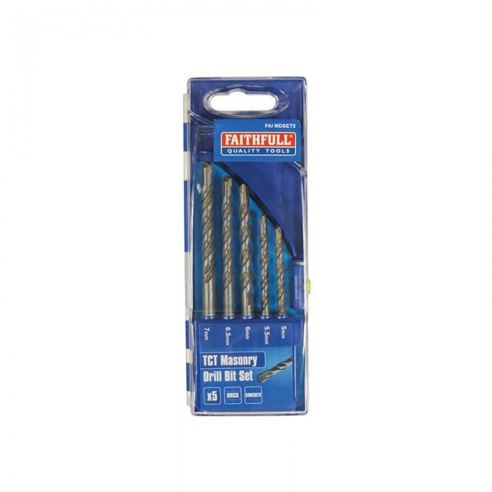 Faithfull Standard Masonry Drill Set