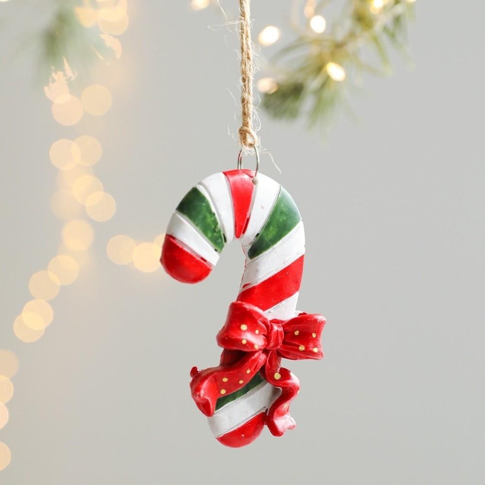 Resin Christmas Tree Hanging Pendant Gingerbread Man Christmas Decoration Xmas Tree Ornament Xmas