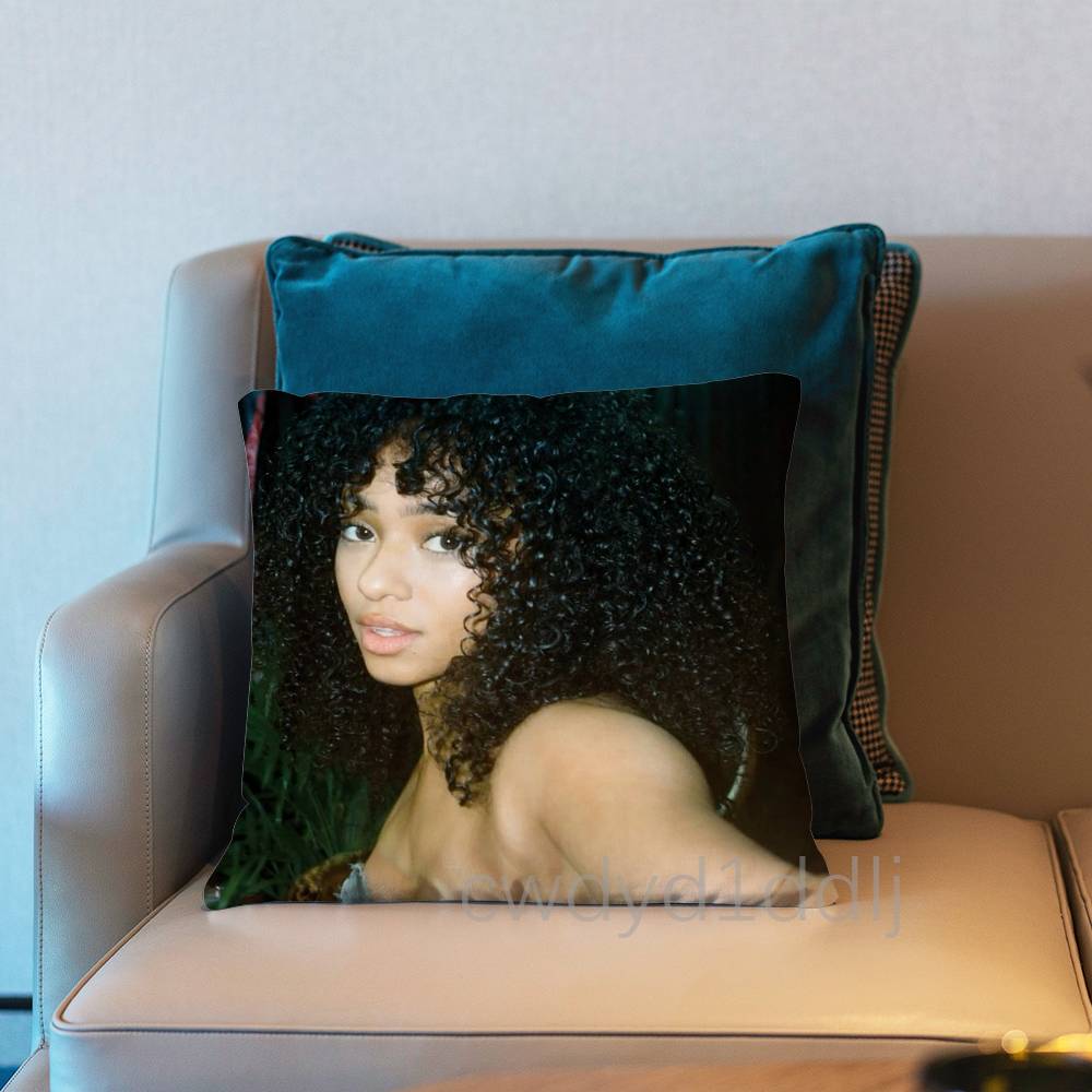KKatseye Manon Kpop Cushion Cover Pillow Cover Decor Pillowcase Printed Cushion Case For Couch