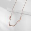 Fashion Gold Plated DIY Name Necklace Personalized Multi Nameplate Necklace Jewelry Mother Day's Gift
