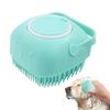 Pet Bathing Brush Soft Silicone Massager Shower Gel Bathing Brush Bathroom Puppy Comb Dog Cat Cleaning Tool Pet Supplies