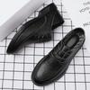 Formal Leather Shoes for Men Lace Up Oxfords Shoes New Arrival Male Wedding Party Footwear Casual Business Shoes Men Dress Flats
