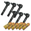 Direct Ignition Coil NGK Spark Plug Set of 6 Each Life JB5 JB6 September 2003 To November 2008 [M's Parts] & BKR6E-9S IC16-ng56
