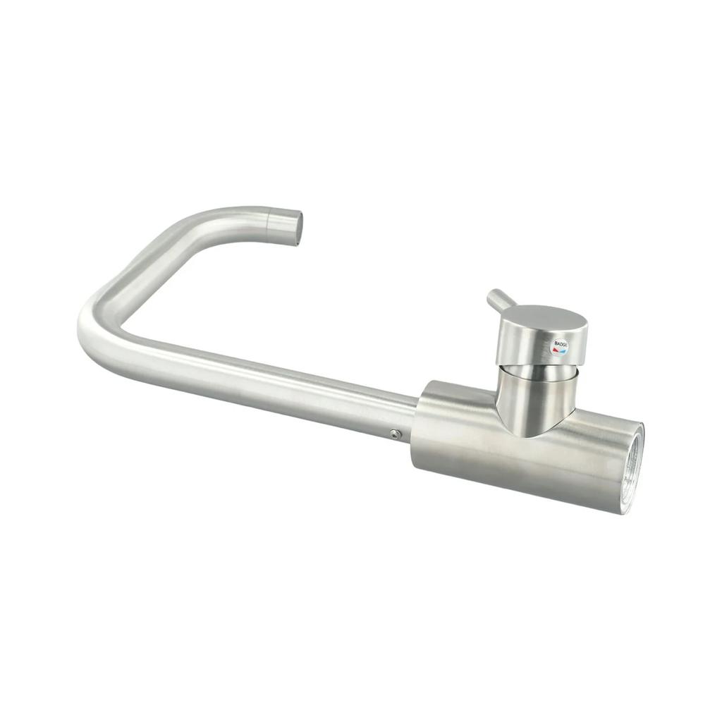 1 Pack Kitchen Sink Faucet Stainless Steel Hot And Cold Mixer Faucet Single Handle Kitchen Anti-corrosion