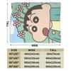 Crayons Shin Chans Anime Blanket Flannel Decoration Portable Warm Throw Blanket for Home Outdoor Rug Piece