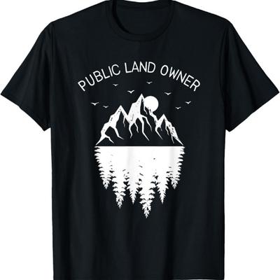 Public Landowner T-shirt; Proud Public Land T-Shirt