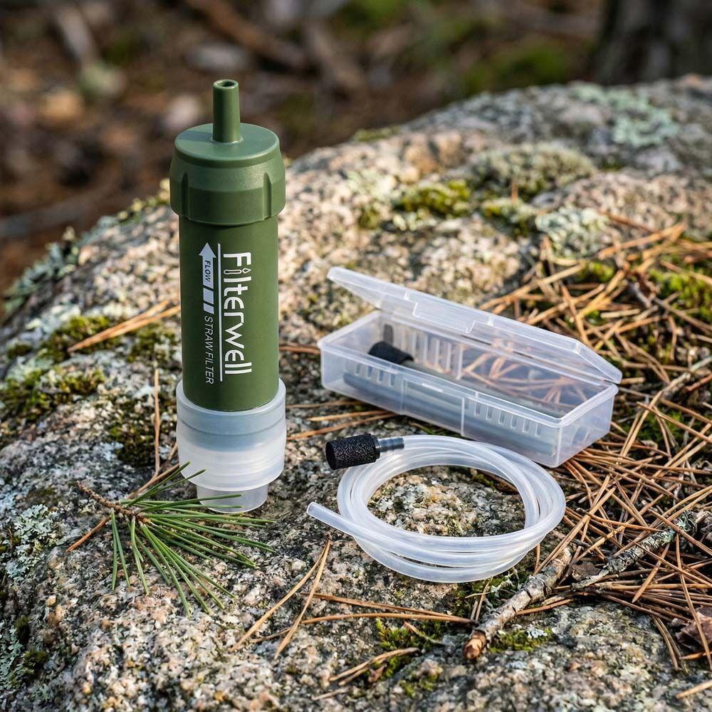 Mini Mini Wasserfilter Strohhalm Strohhalm Trinkwasserfilter Strohhalm Outdoor