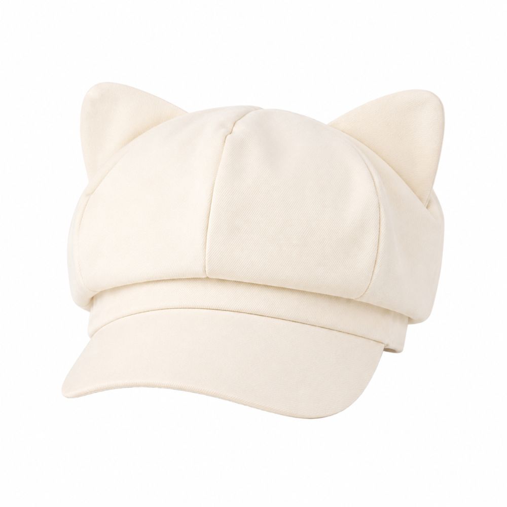 Anti-UV Cat Ear Hat Adjustable Painter Hat Fashion Beret Cap For Women